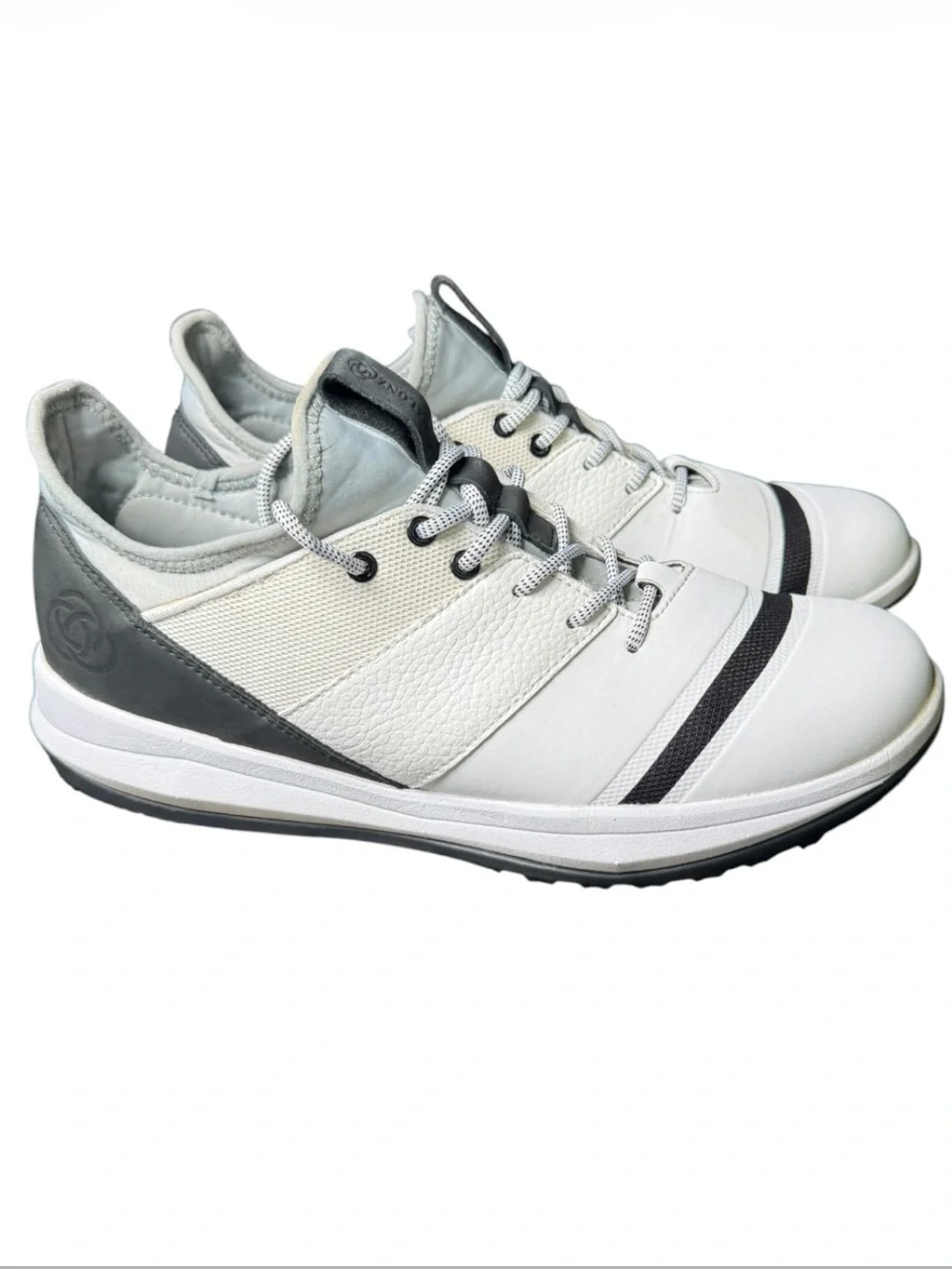Athalonz EnVe Golf Shoes White Black Athletic Comfort Sneakers Men’s 10.5 Korea